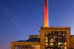 Architectural photographs of The Boilerhouse Restaurant at Ford Point, Richmond, California.