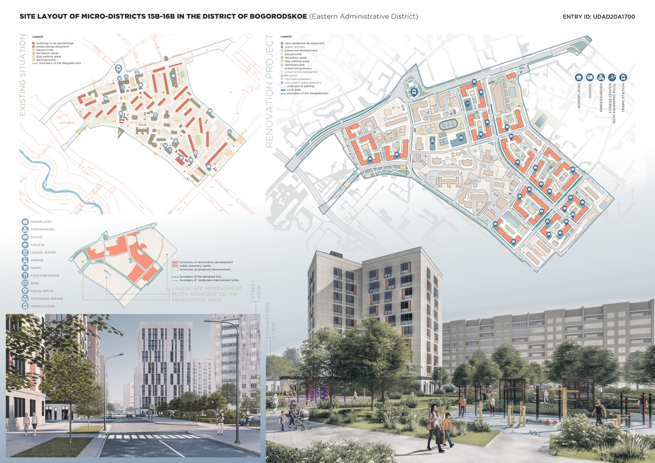 Winner: Site Layout of Micro-Districts 15b-16b In The District Of ...