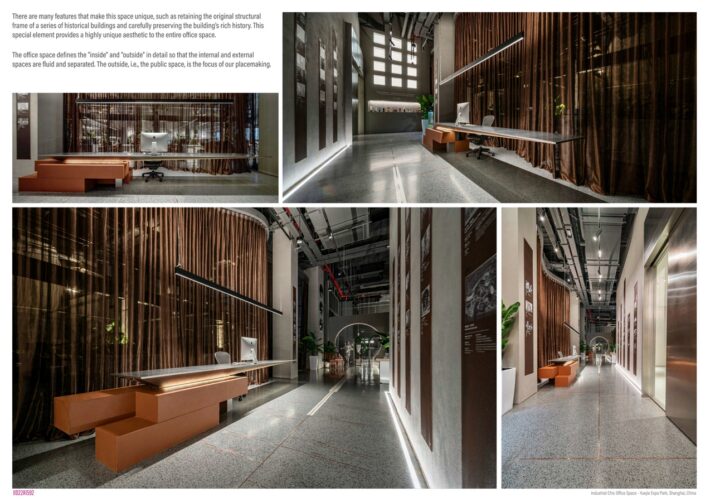 Industrial Chic Office Space Planning photo