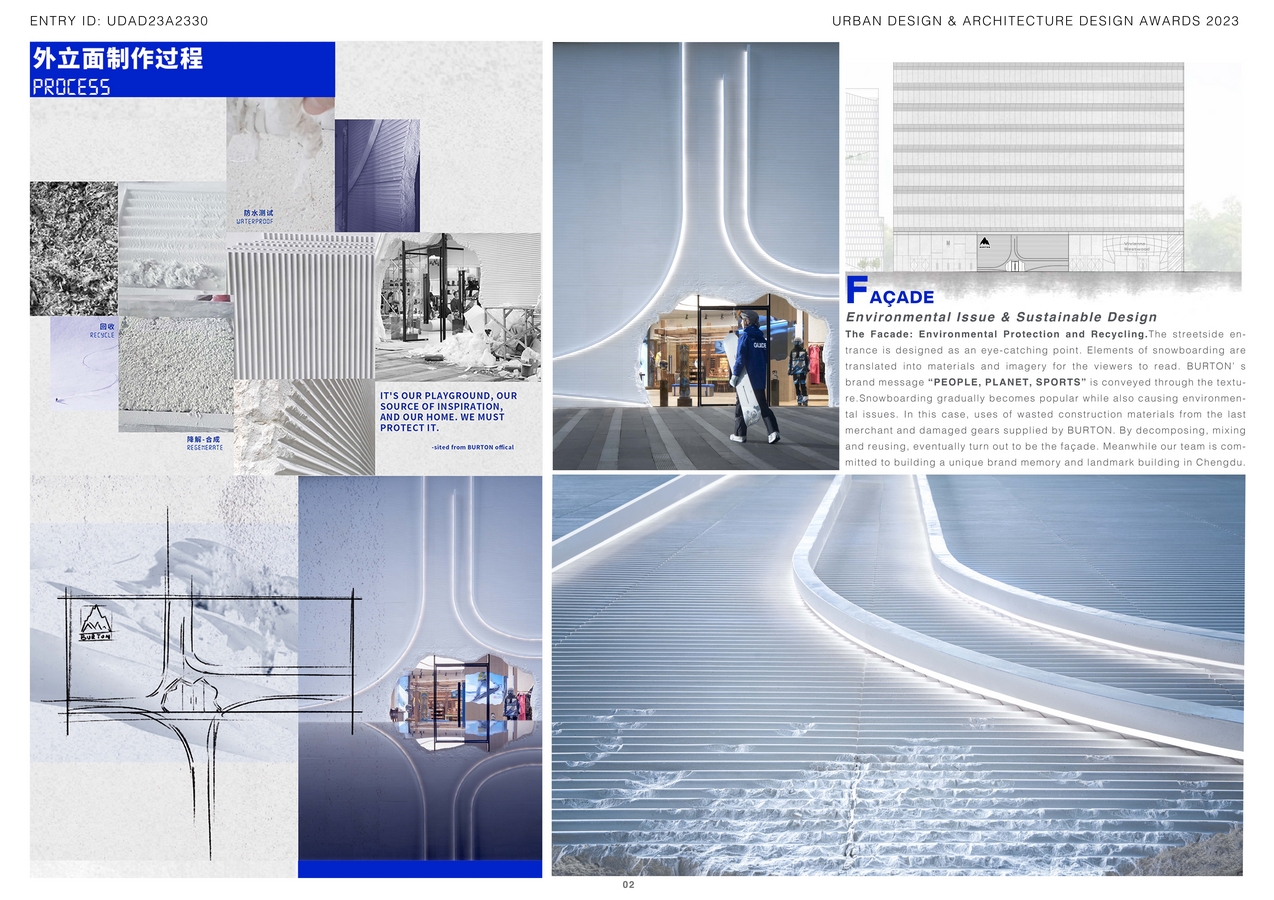 Gold Winner BURTON IN99 Chengdu Flagship store by Sa&Boo Studio