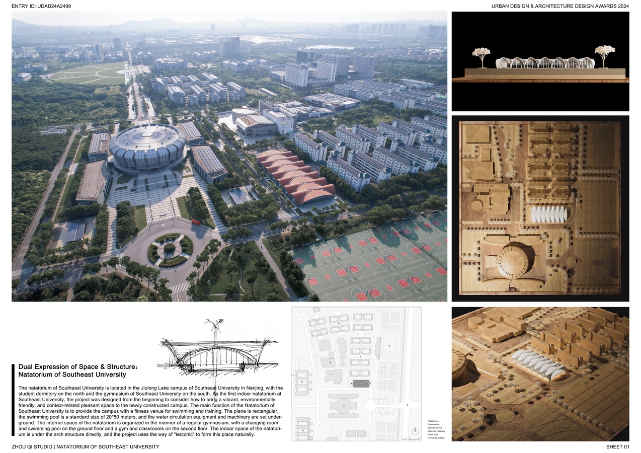 Gold Winner | Natatorium of Southeast University | Zhou Qi Studio of ...
