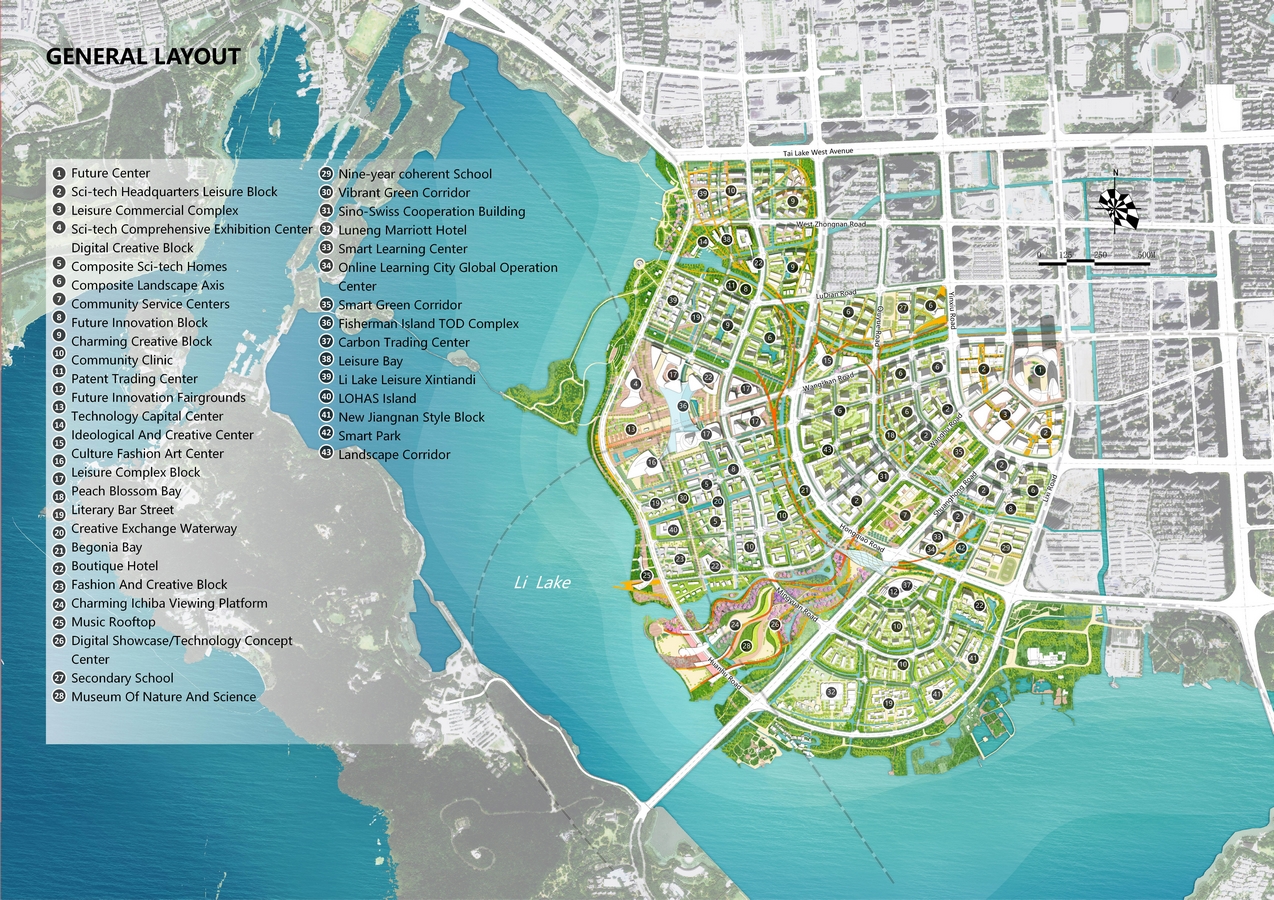 Gold Winner Wuxi Li Lake Future City Master Plan Tongji